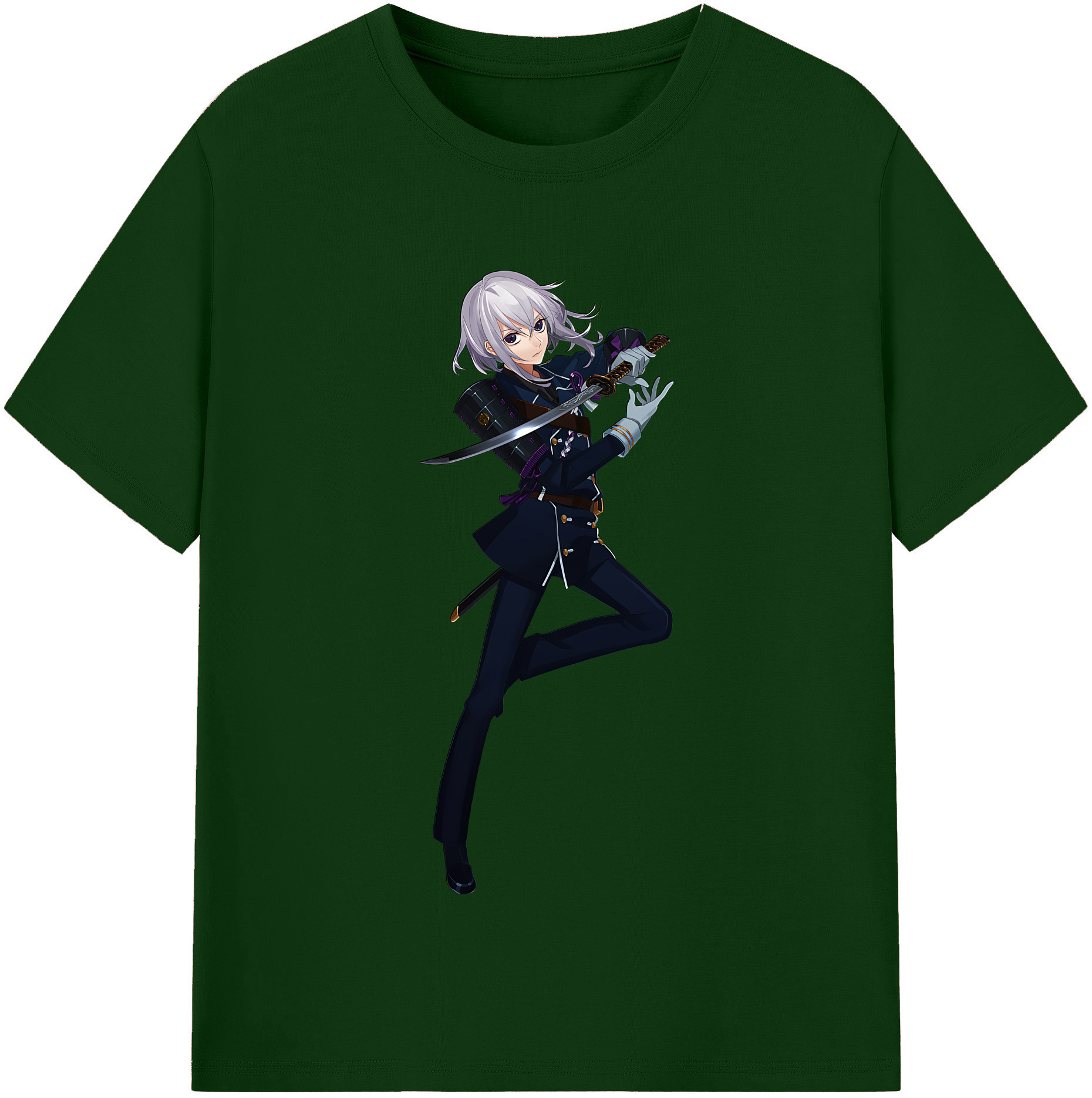 （画像用） 刀剣乱舞 Touken Ranbu 綿100％半袖Tシャツ（フロントプリント）